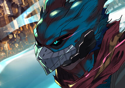 Deku Fanart Headshot