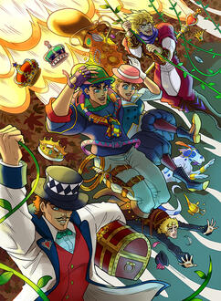 2021 JoJo's Bizarre Coloring Book Daylight