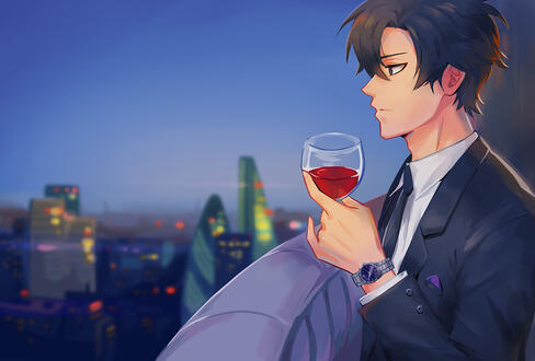 2018 Heir Exclusive: Jumin Han Fanzine - header graphic