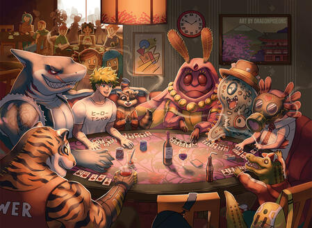 2023 Deku Zine - Spread Illustration